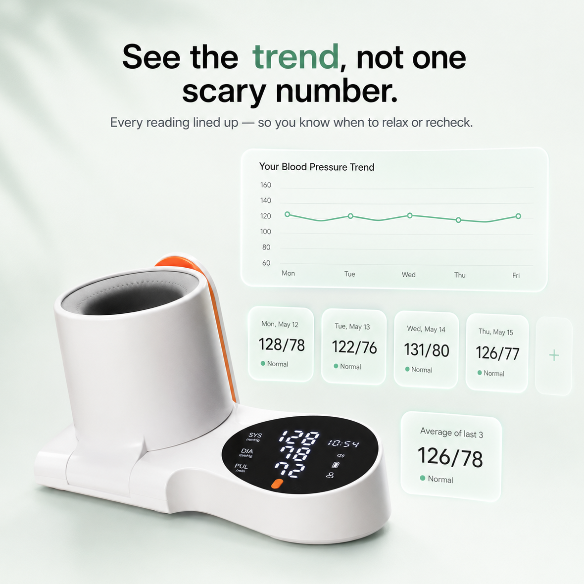 Pulsera™ | Slide-In BP Monitor