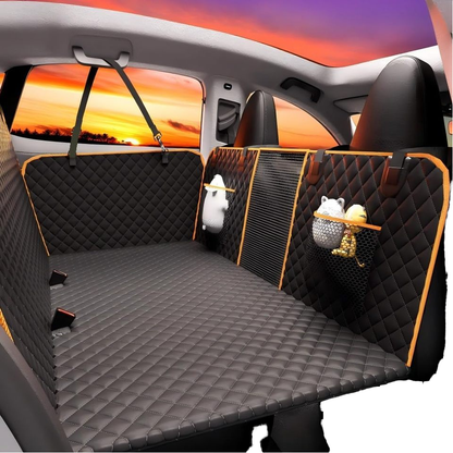 Hard-Bottom Dog Car Seat Cover & Backseat Extender for Car/SUV/Small Truck